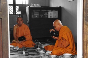 monks in hue vietnam